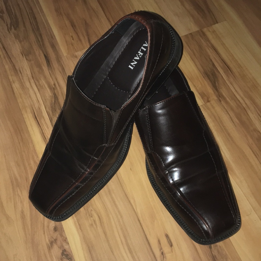 Brown Alfani Dress Shoes
